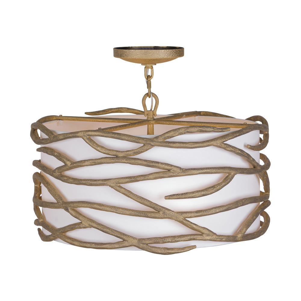 Branch Reality Semi Flush Mount Ceiling Light.