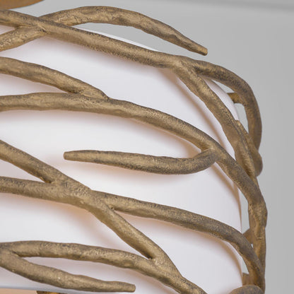 Branch Reality Semi Flush Mount Ceiling Light in Detail.