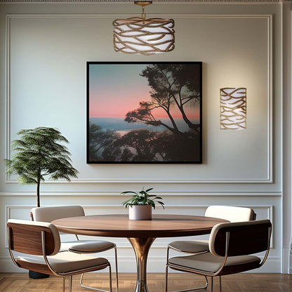 Branch Reality Wall Light in dining room.