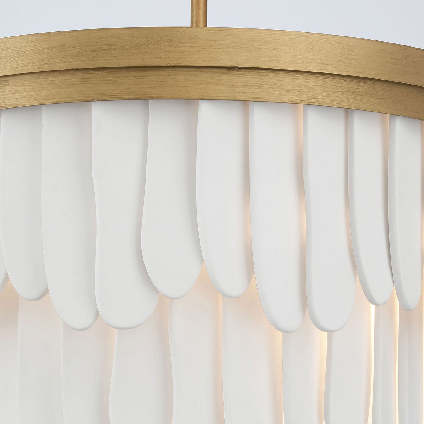 Briscade Semi Flush Mount Ceiling Light in Detail.