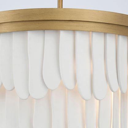 Briscade Semi Flush Mount Ceiling Light in Detail.