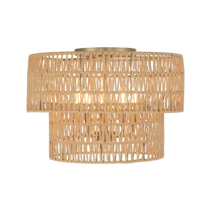 Bungalow Heaven Flush Mount Ceiling Light in Detail.