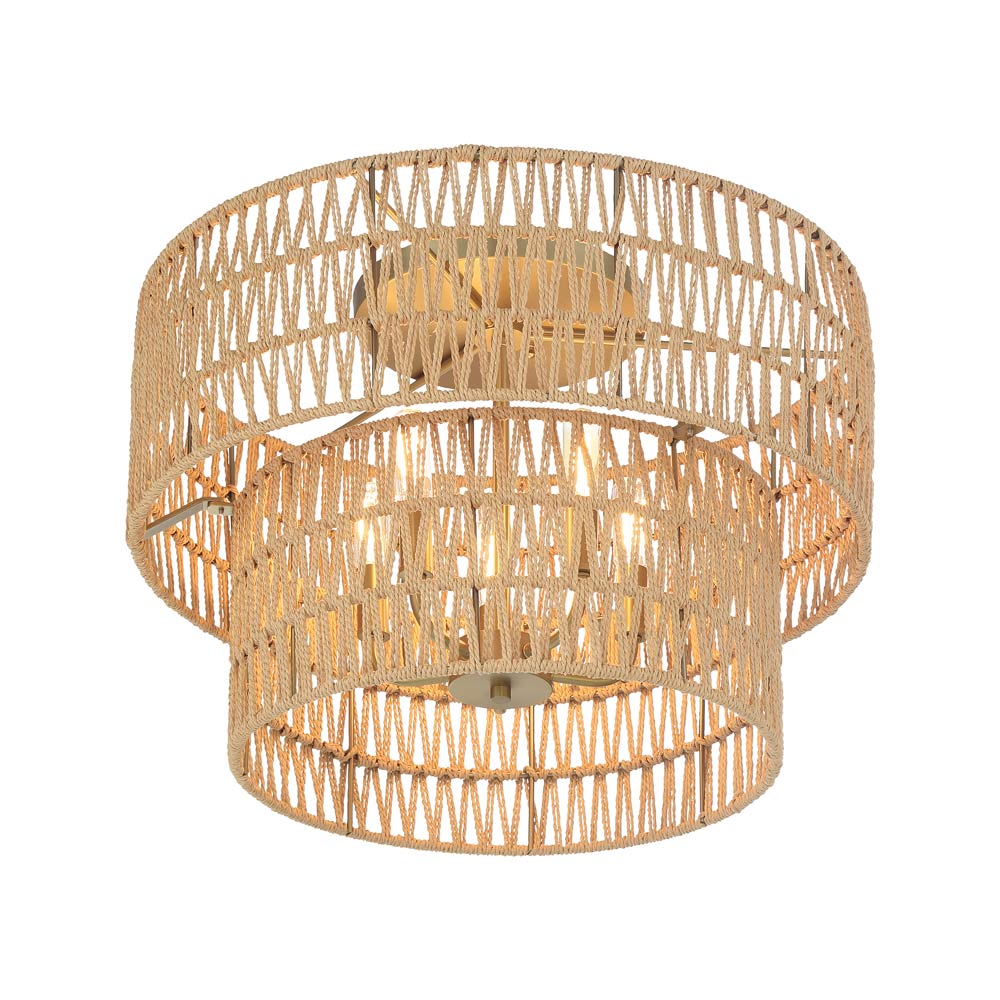 Bungalow Heaven Flush Mount Ceiling Light in Detail.