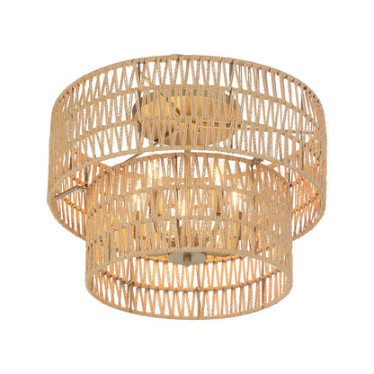 Bungalow Heaven Flush Mount Ceiling Light in Detail.