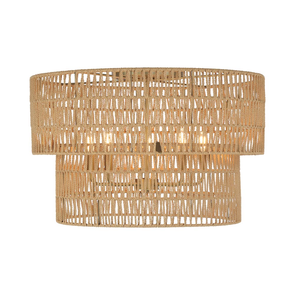 Bungalow Heaven Flush Mount Ceiling Light in Detail.