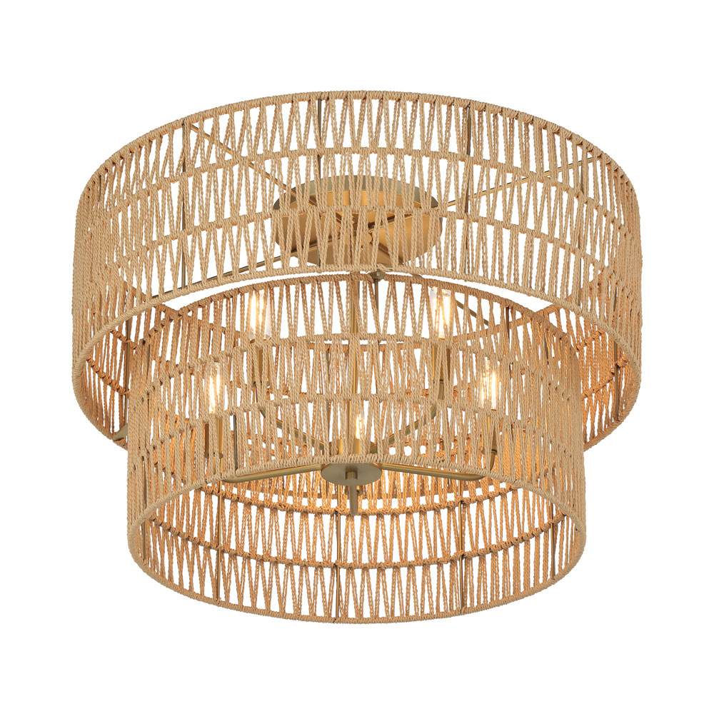 Bungalow Heaven Flush Mount Ceiling Light in Detail.