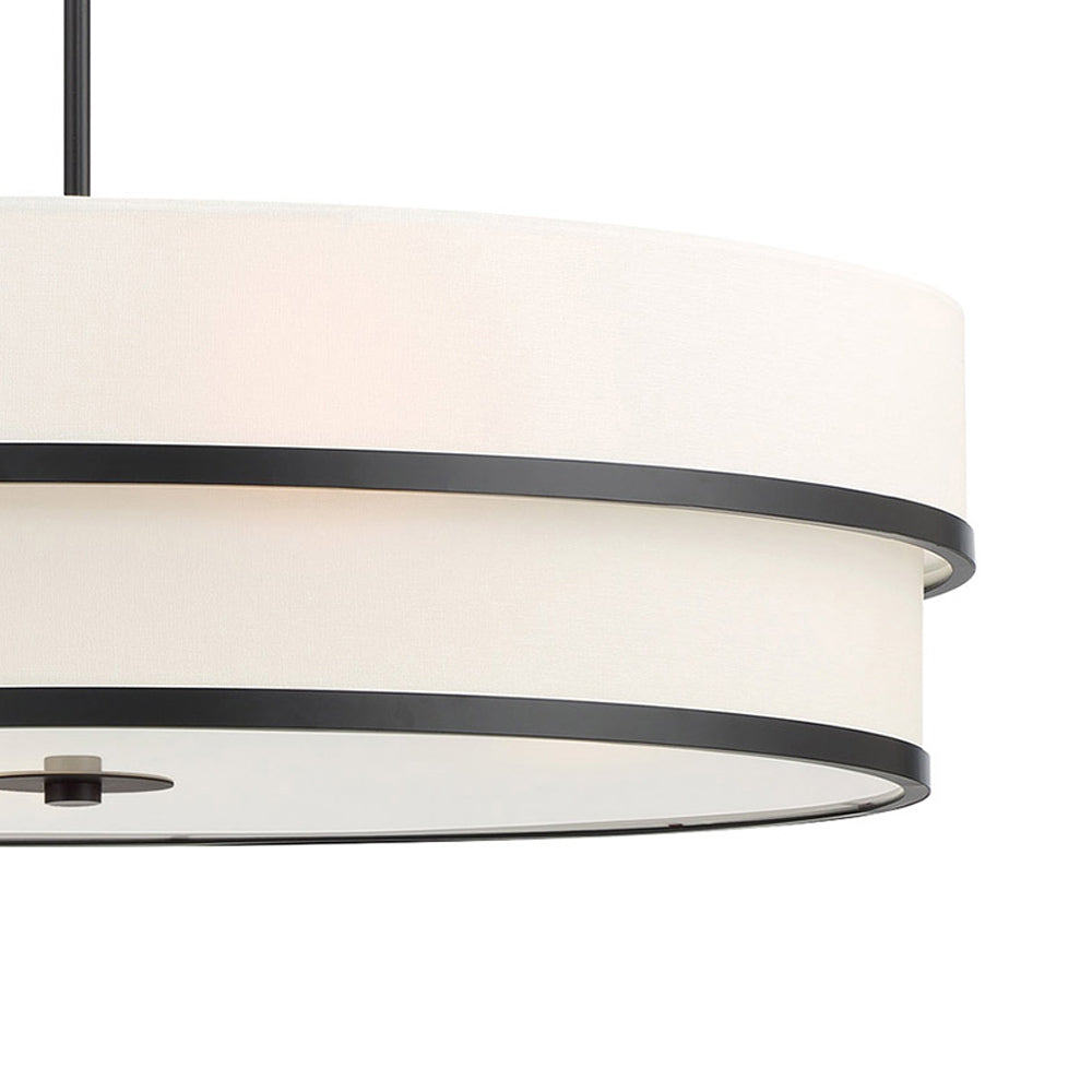Cascade Oval Pendant Light in Detail.