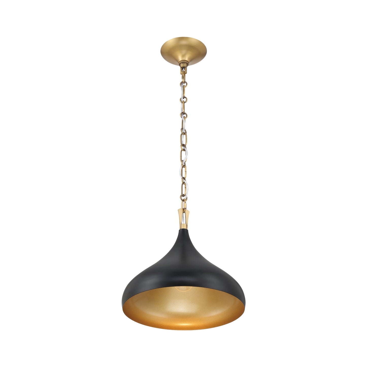 Cedar Lane Pendant Light in Dark Matte Black.
