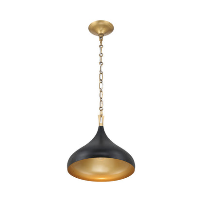 Cedar Lane Pendant Light in Dark Matte Black.