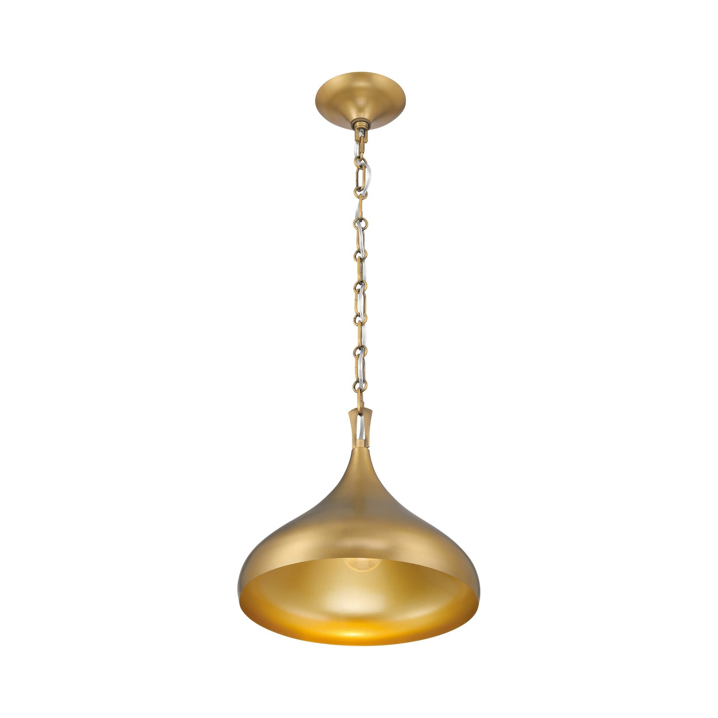 Cedar Lane Pendant Light in Legacy Brass.