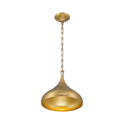 Cedar Lane Pendant Light in Legacy Brass.