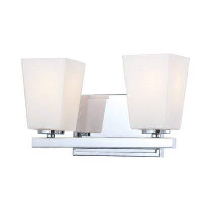 City Square Bath Wall Light in 2-Light.