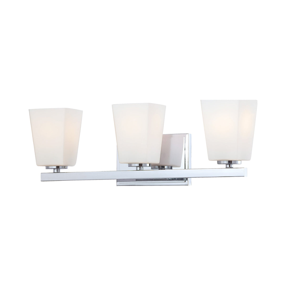 City Square Bath Wall Light in 3-Light.