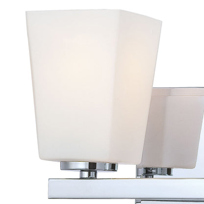 City Square Bath Wall Light in Detail.