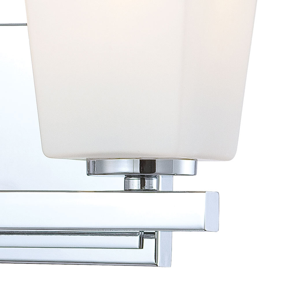 City Square Bath Wall Light in Detail.