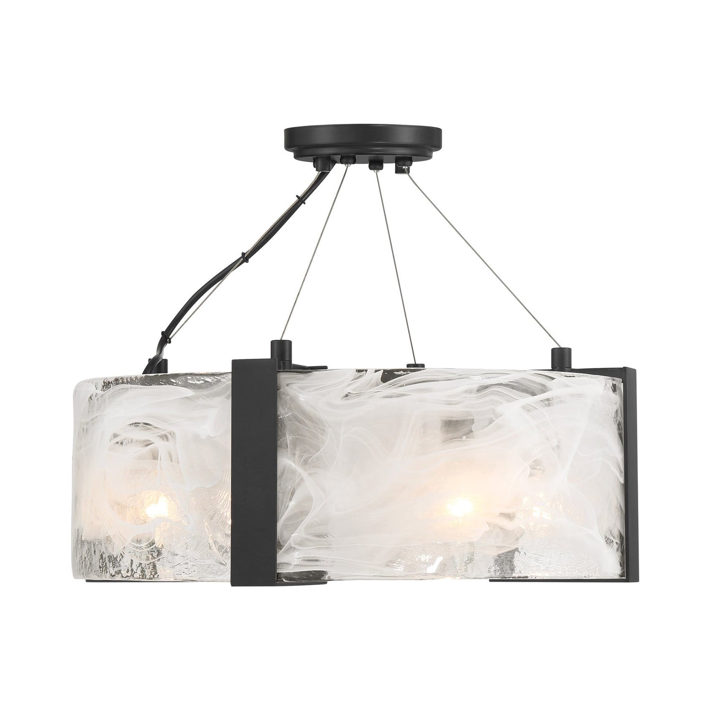 Cloud Break 3614 Semi Flush Mount Ceiling Light.