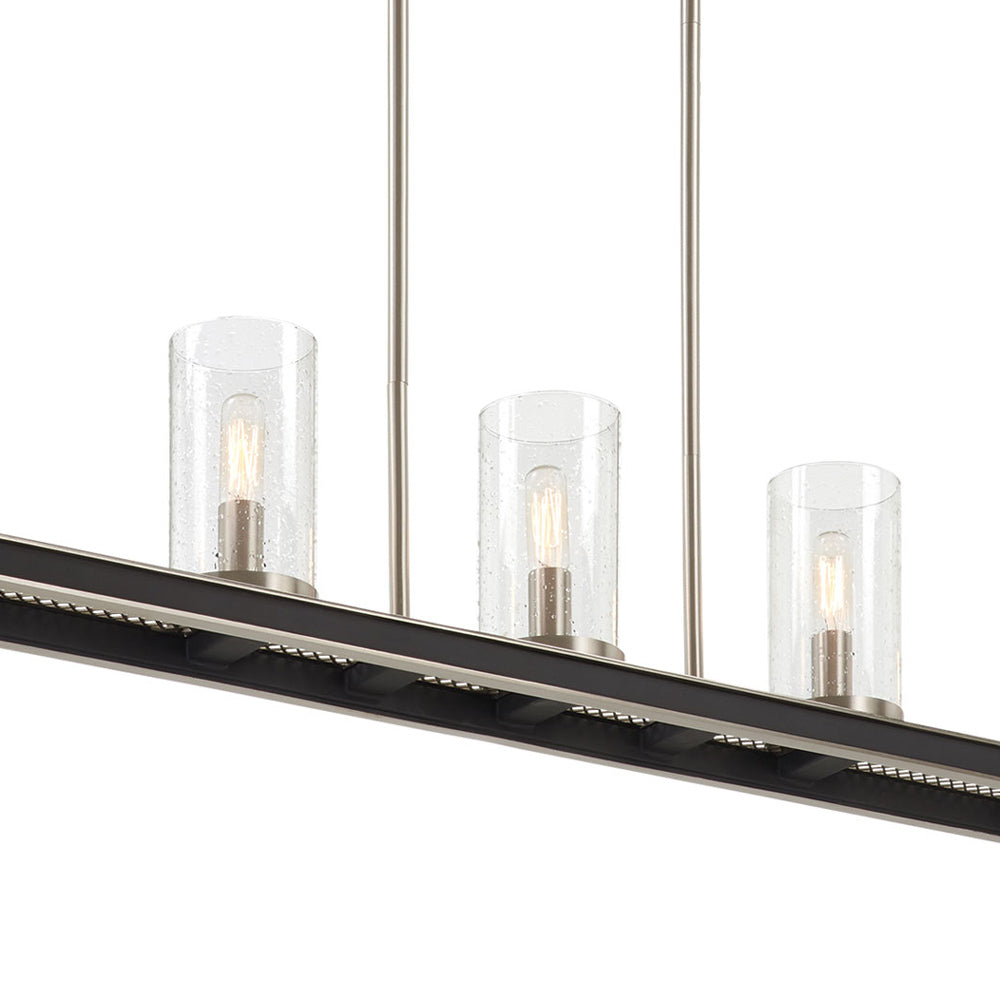 Cole's Crossing Linear Pendant Light in Detail.
