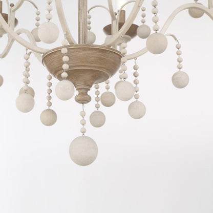 Colonial Charm Chandelier in Detail.