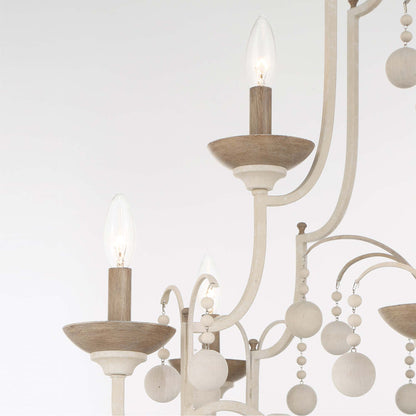 Colonial Charm Chandelier in Detail.