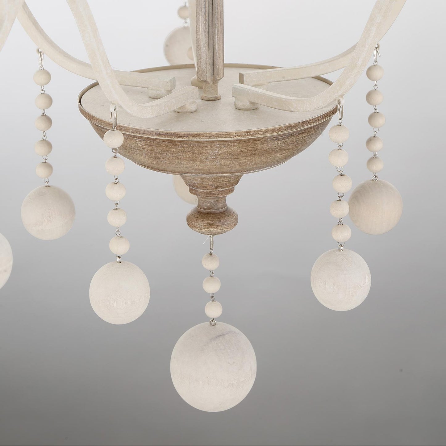 Colonial Charm Chandelier in Detail.