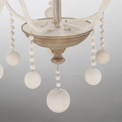 Colonial Charm Chandelier in Detail.