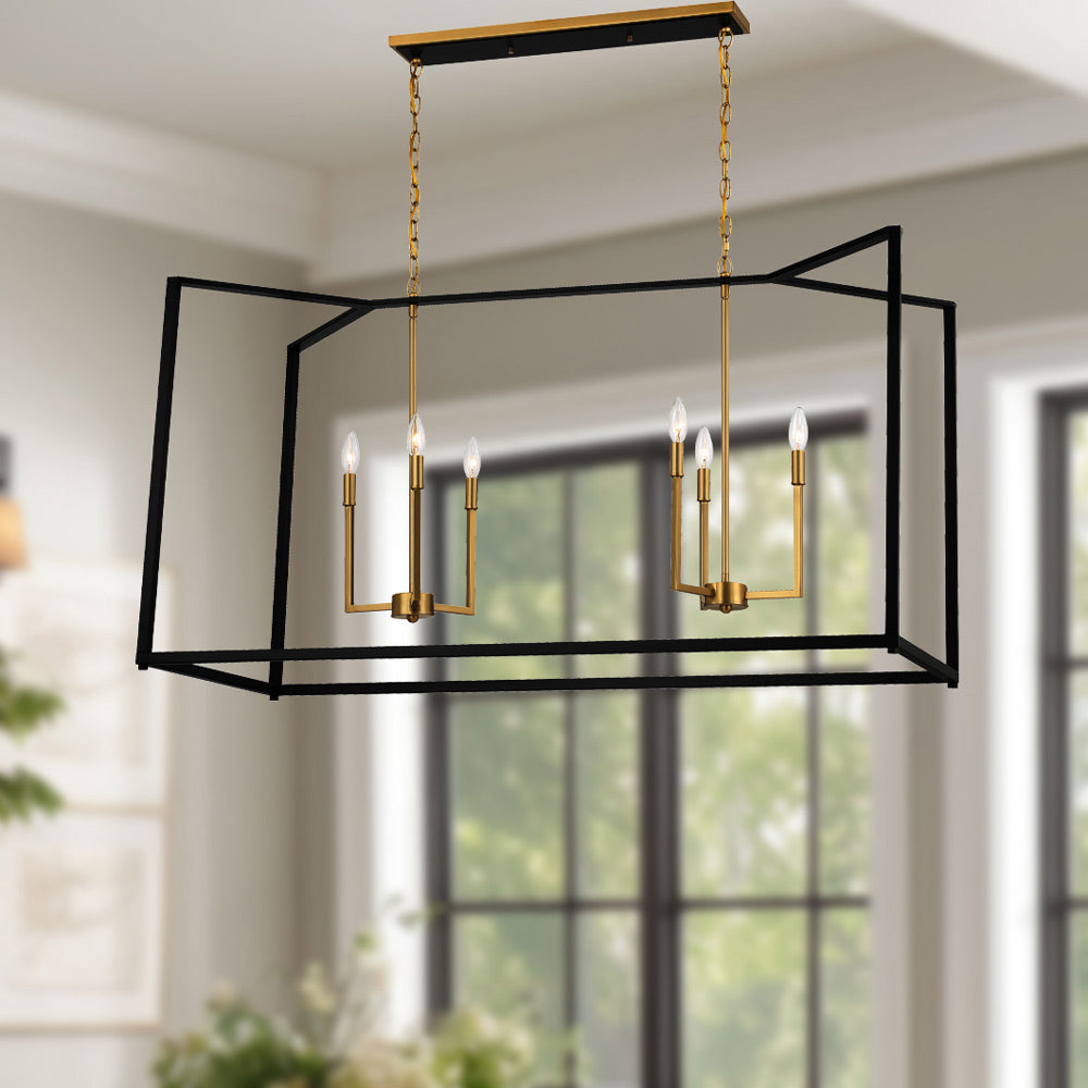 Colwick Linear Pendant Light in Detail.