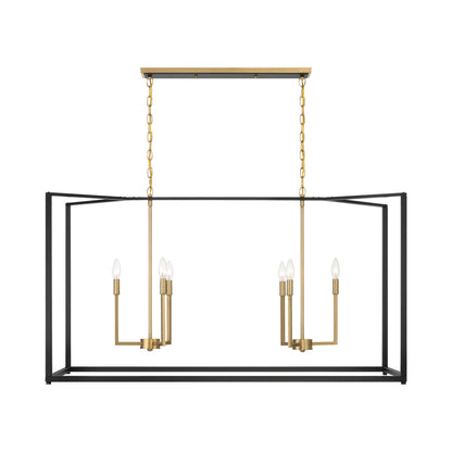 Colwick Linear Pendant Light in Detail.