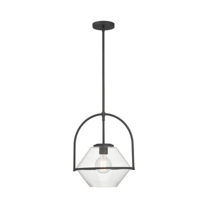 Coralyn Pendant Light in Dark Matte Black.