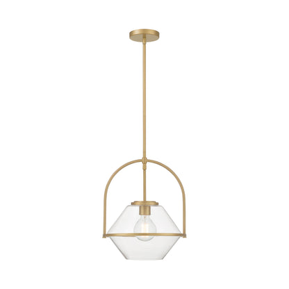 Coralyn Pendant Light in Legacy Brass.