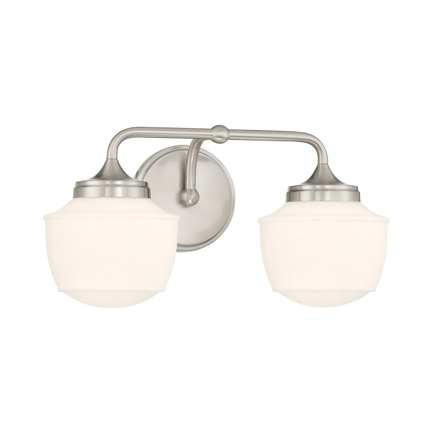 Cornwell Bath Vanity Light in Brushed Nickel (2-Light).