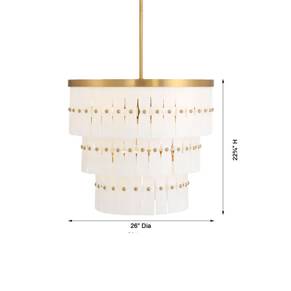 Coronelle Pendant Light - line drawing.