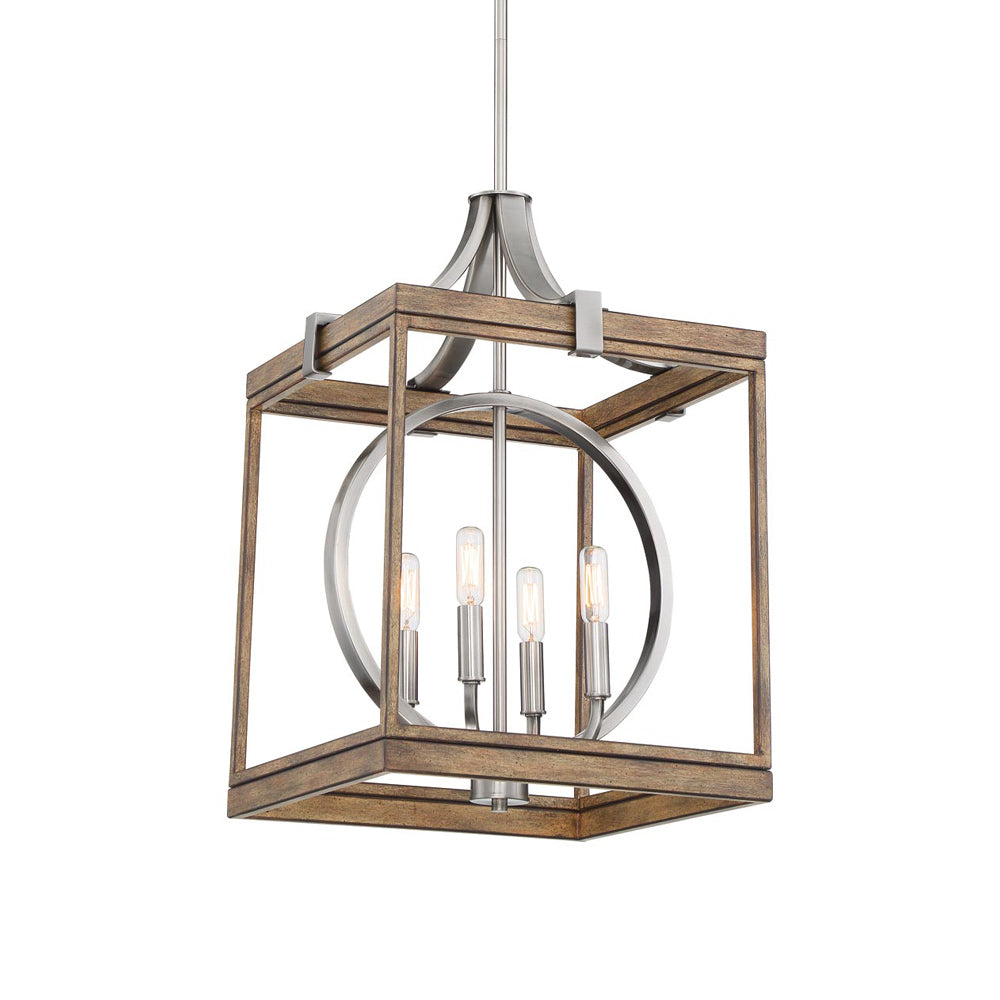 Country Estates 4-Light Pendant Light in Detail.