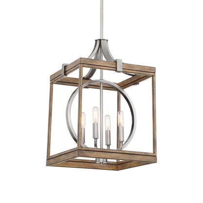 Country Estates 4-Light Pendant Light in Detail.