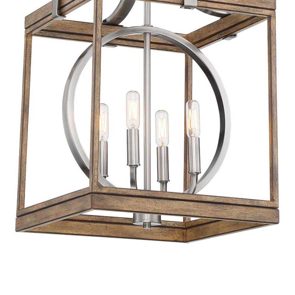 Country Estates 4-Light Pendant Light in Detail.