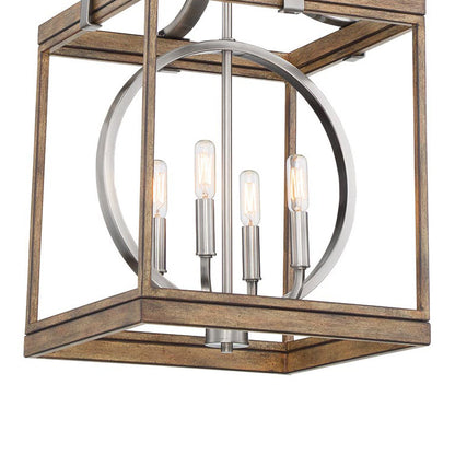 Country Estates 4-Light Pendant Light in Detail.