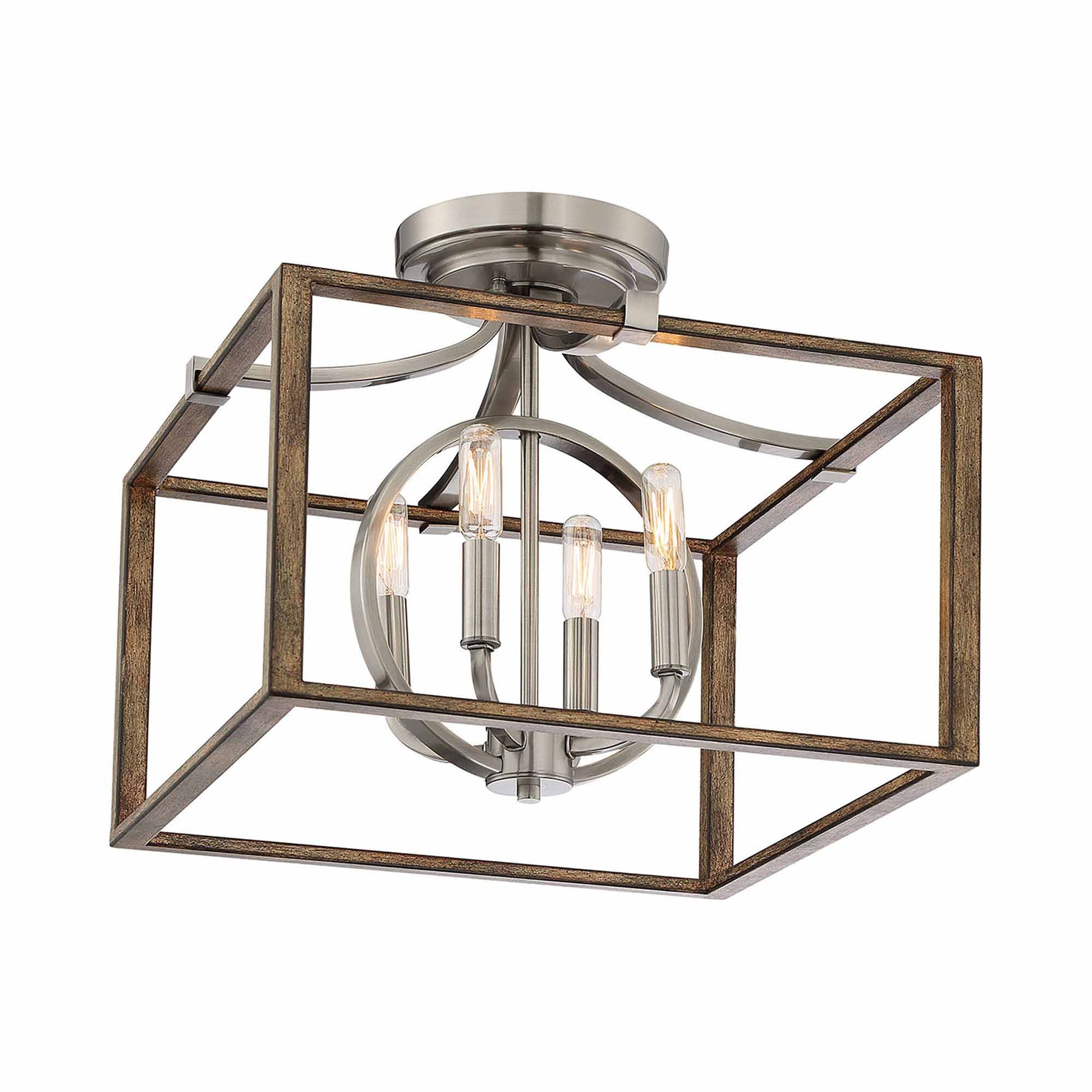 Country Estates Semi Flush Mount Ceiling Light.