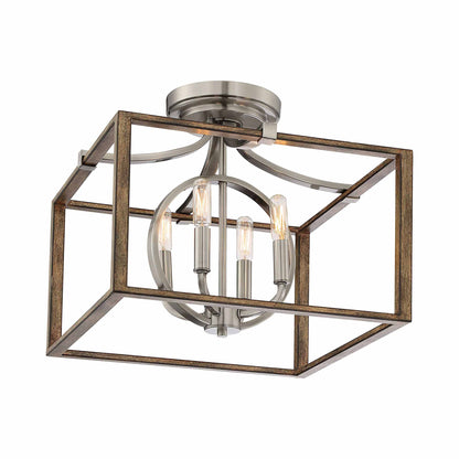 Country Estates Semi Flush Mount Ceiling Light.