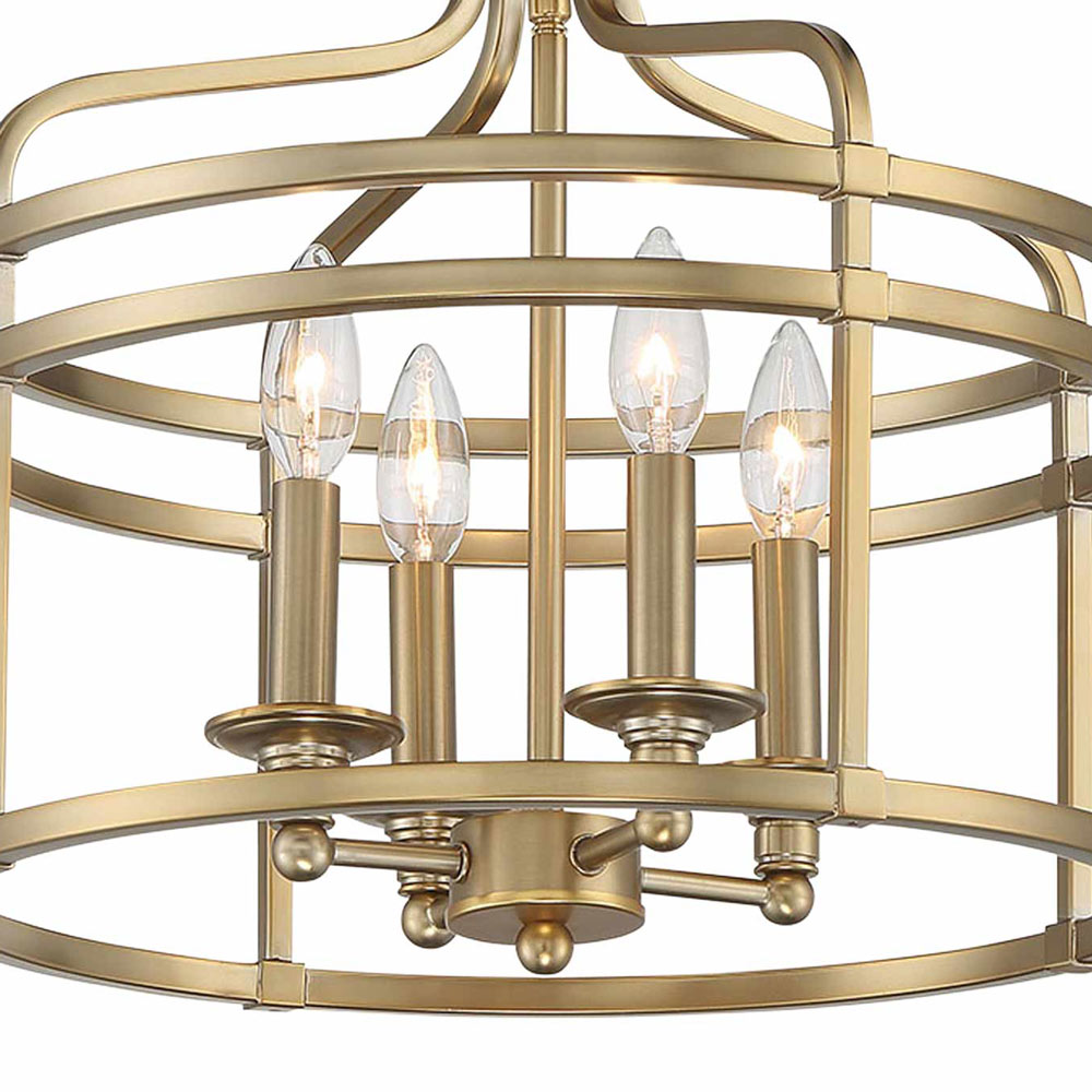 Covent Park Flush Mount Ceiling Light in Detail.