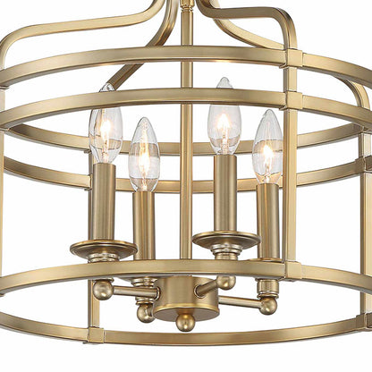 Covent Park Flush Mount Ceiling Light in Detail.