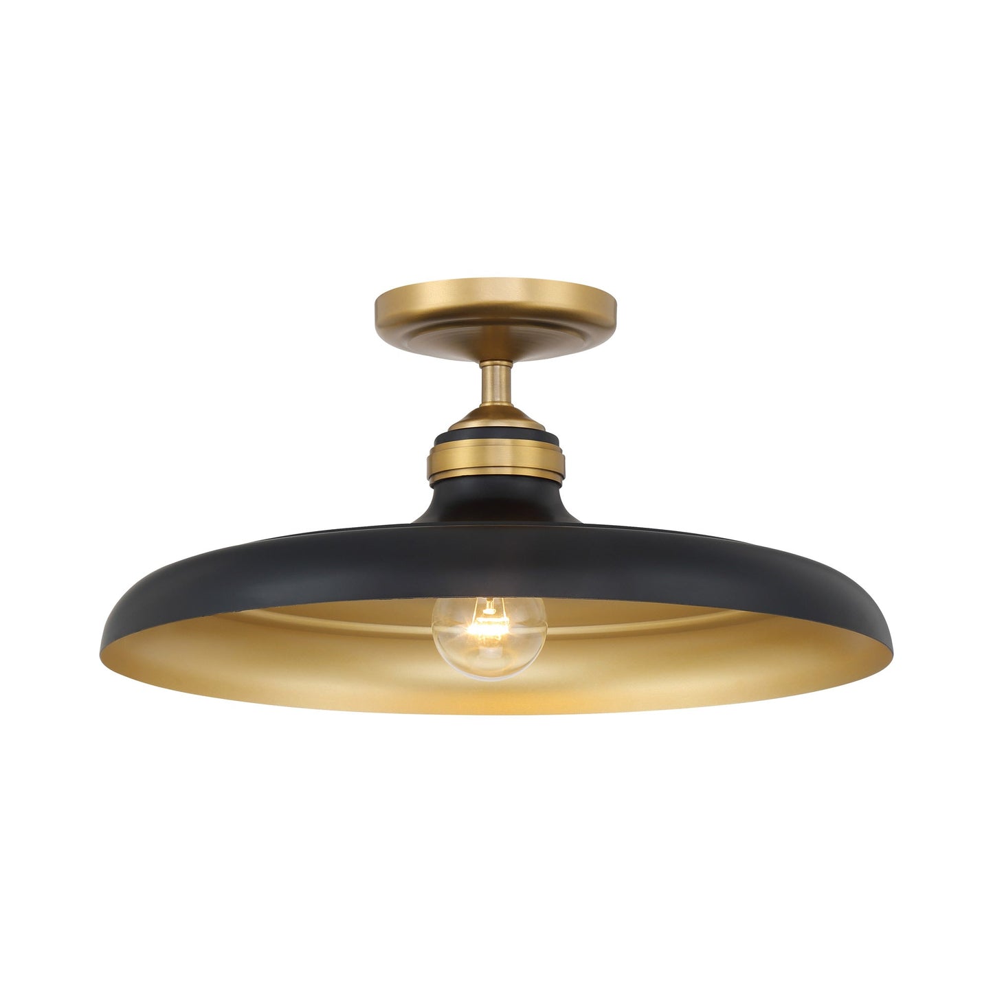 Crowne Semi Flush Mount Ceiling Light in Detail.