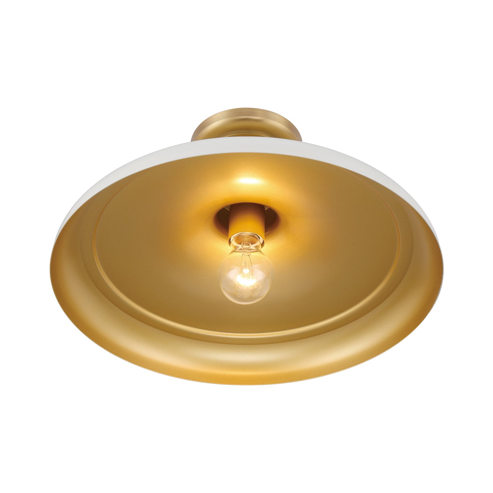 Crowne Semi Flush Mount Ceiling Light in Detail.