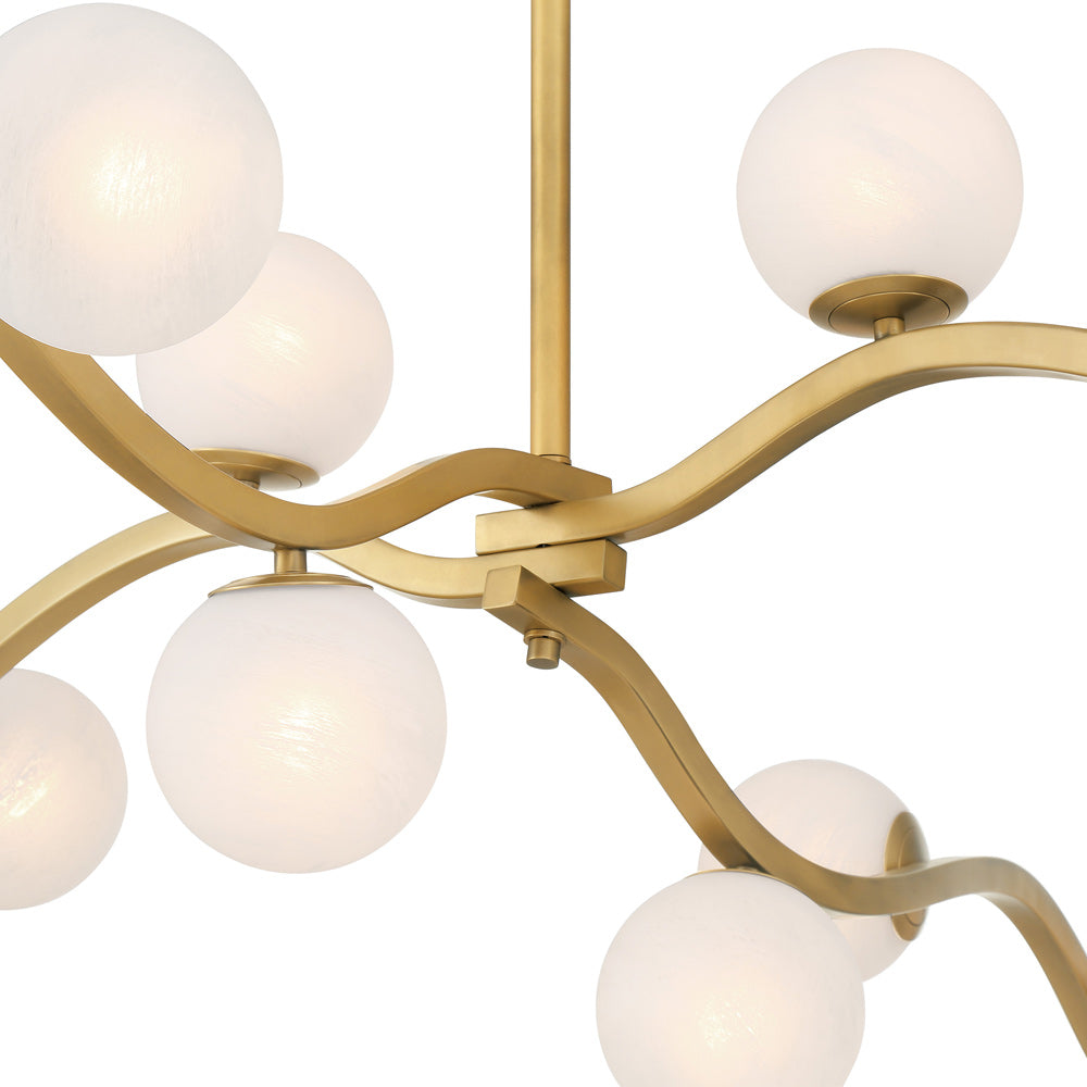 Curven 3749 Chandelier in Detail.