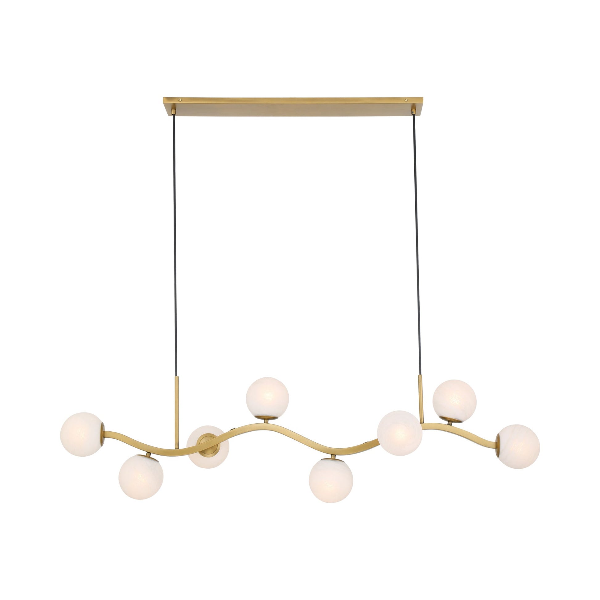 Curven Linear Pendant Light in Detail.