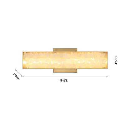 Divinely LED Wall Light - line drawing.