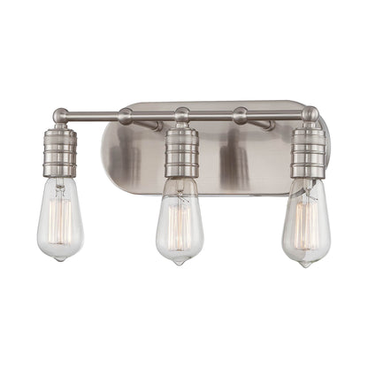 Downtown Edison Bath Wall Light (3-Light).