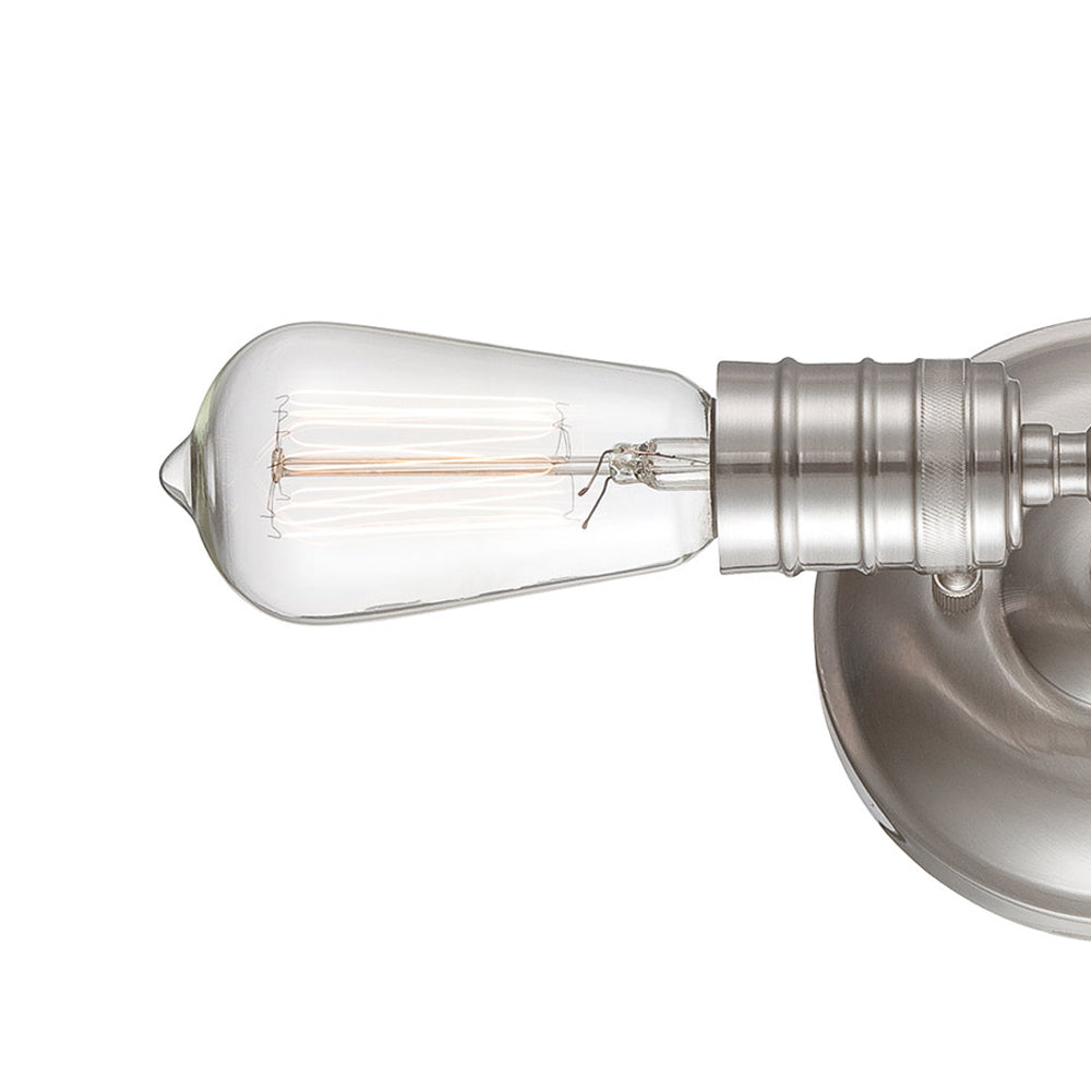 Downtown Edison Bath Wall Light in Detail.