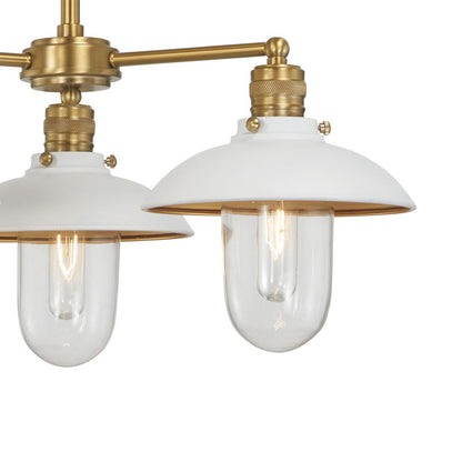 Downtown Edison Chandelier in Detail.