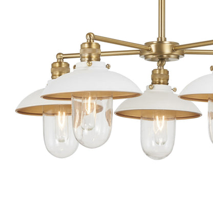 Downtown Edison Chandelier in Detail.