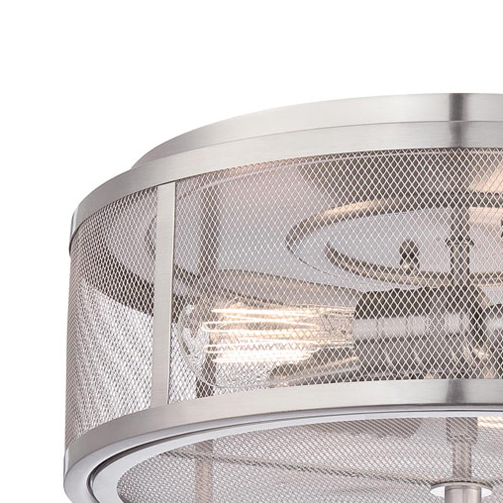 Downtown Edison Flush Mount Ceiling Light in Detail.