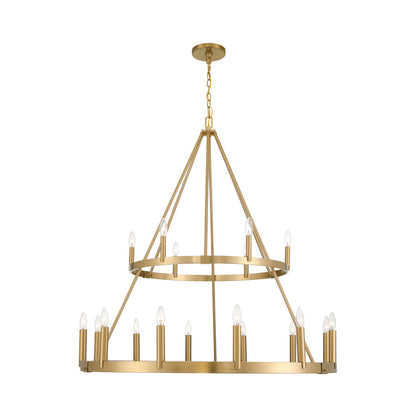 Dutton Chandelier in Signature Brass (18-Light).